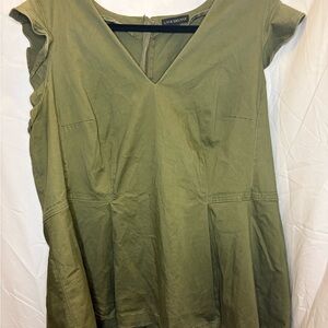Lane Bryant Olive Green Blouse
